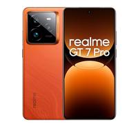 realme GT 7 Pro 5G Smartphone 12+256 GB,Processore Snapdragon® 8 Elite,Ricarica SUPERVOOC da 120 W,Batteria da 6.500mAh,Fotocamera AI Ultra-clear Snap,IP69,Sblocco subacqueo,Orange T(NO ADAPTER)