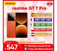 realme GT 7 Pro Smartphone 5G versione globale Snapdragon 8 Elite 6.78 ''120Hz Eco schermo OLED 120W SUPERVOOC 50MP fotocamera NFC GPS 12+256GB Mars Orange