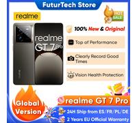 realme GT 7 Pro Smartphone 5G versione globale Snapdragon 8 Elite 6.78 ''120Hz Eco schermo OLED 120W SUPERVOOC 50MP fotocamera NFC GPS 12+256GB Mars Orange