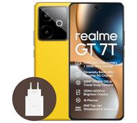 realme GT 7T 5G Smartphone,12+256GB,Batteria 7000mAh,120W charge,Processore Dimensity 8400-MAX, Fotocamera IMX896 50MP, AI Planner, Display Pro-Esports da 6000 nit 120Hz,IP69,Giallo esclusiva Amazon