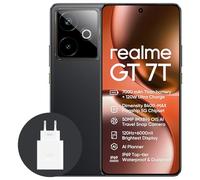 realme GT 7T 5G Smartphone,12+256GB,Batteria 7000mAh,120W charge,Processore Dimensity 8400-MAX, Fotocamera IMX896 50MP, AI Planner, Display Pro-Esports da 6000 nit 120Hz,IP69,nero, esclusiva Amazon