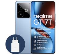 realme GT 7T 5G Smartphone,12+512GB,Batteria 7000mAh,120W charge,Processore Dimensity 8400-MAX, Fotocamera IMX896 50MP, AI Planner, Display Pro-Esports da 6000 nit 120Hz,IP69,Blu, esclusiva Amazon