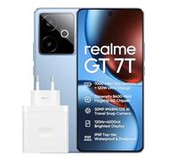 realme GT 7T smartphone 12+256 GB, Processore Dimensity 8400-MAX, Batteria Titanica da 7.000 mAh, 120 W Ultra Charge, Raffreddamento Totale a 360°, Display Pro-Esports da 6.000 nit, IP69, Blue