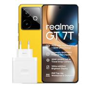 realme GT 7T smartphone 12+256 GB, Processore Dimensity 8400-MAX, Batteria Titanica da 7.000 mAh, 120 W Ultra Charge, Raffreddamento Totale a 360°, Display Pro-Esports da 6.000 nit, IP69, Yellow