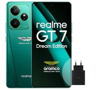 realme GT7 5G Smartphone,16+512GB,Aston Martin Green,Batteria 7000mAh,120W charge,Processore Dimensity 9400e, Fotocamera IMX906 50MP, AI Planner（stock limitato