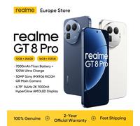 realme GT8 Pro Smartphone 5G 7000 mAh Android 16 AMOLED 120W Ultra Charge+50W Ricarica Wireless Snapdragon 8850, Fotocamera da 200MP, Fotocamera da 50MP IMX906 OIS, Display da 6.78" 2K 144Hz, IP69,