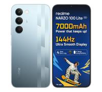 realme nero 100 Lite 5G Frost Silver 4GB 64GB 7000mAh versione globale