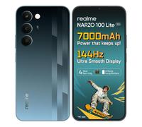 realme nero 100 Lite 5G (nero, 4 GB + 128 GB) dimensione 6300 versione globale.