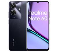 realme Note 60 Smartphone Android 14, 4G Telefono Cellulare Dual SIM, 90Hz Display LCD da 6.74", 4GB RAM 128GB ROM, Batteria da 5000 mAh, 32MP Fotocamera chiara, Octa Core, Nero, senza Adattatore