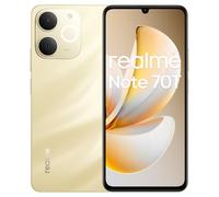 realme Note 70T 4+256GB Smartphone, Display Eye Comfort da 6,75'' a 90Hz, Batteria da 6000mAh, Protezione ArmorShell, Chipset Octa-core, 7,94 mm Ultra Sottile, IP54,Oro Sabbioso,Senza Caricabatterie
