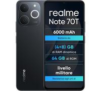 Realme Note 70T 4+64GB Smartphone, Display Eye Comfort Da 6,75'' a 90Hz, Batteri
