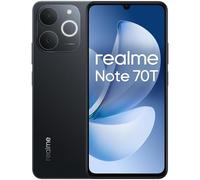 Realme Note 70T Nero 256GB Memoria 4GB Ram Display 6.74" 90Hz 4G Obsidian Black