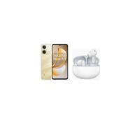 Realme Smartphone Note 70t 4/128 GB Beach Gold + TechLife Buds (White)
