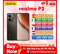 realme P3 5G Smartphone Android AI Snapdragon 6 Gen 4 6.67'' 120Hz Display AMOLED 5260mAh Batteria 50MP Fotocamera AI Versione Globale