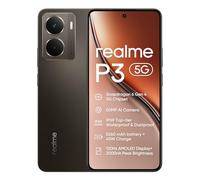 realme P3 Smartphone 5G,8+256GB,Batteria titanica da 5260 mAh,Ricarica rapida 45 W,Chipset Snapdragon 6 Gen 4, Fotocamera AI da 50MP,Display Pro-Esports 120Hz 2000 nits,IP69,Grigio (Senza Adattatore)