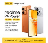 realme P4 Power 5G Versione EU Smartphone Batteria da 10001mAh Ricarica 80W Display Curvo da 6.8" 144Hz Chipset Dimensity 7400 Ultra Fotocamera Sony da 50MP