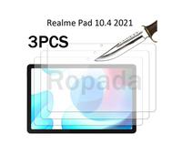 (Realme Pad 10 4 3PCS) Pellicola protettiva in vetro temperato per tablet OPPO Realme PAD 2021 da 10,4''