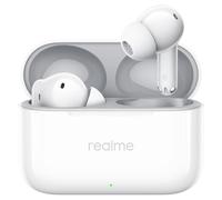 realme T200 Cuffie Bluetooth Auricolari Wireless con Cancellazione Attiva del Rumore, Autonomia 40 Ore, Ricarica Rapida USB-C, Bassi Potenti, Audio 3D Immersivo, Resistente IPX4, Bianco Perla