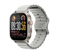 realme Watch 5, Smartwatch con display AMOLED 1.97", Chiamate Bluetooth, Resistenza Acqua IP68, Contapassi/Cardiofrequenzimetro/Sonno, 110+ modalità Fitness, GPS, NFC, Silver