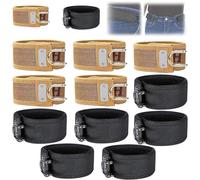 REALOKMAN Buckleless Belt Hook Adjustable Metal Hook Elastic Belt Unisex Buckle-Less Invisible Waist Belts for Outdoor Work & Edc