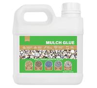 REALOKMAN Colla Epossidica a Lunga Durata for Pacciamatura, Colla for Rocce for Esterni, Legante for Ghiaia Ad Asciugatura Rapida for Rocce E Piccoli Ciottoli, for Vialetti, Cortili E Patii(1000ml)