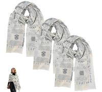 REALOKMAN Handcrafted Christian Prayer Shawl for Women 28x70 Christian Protection Bible Verse Scarf Vintage Scripture Wrap