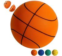 REALOKMAN Size 3/5/7 Quiet Indoor Basketball Silent Foam Weighted Basics Baskerball Noiseless Bounce Blue Ball No-Inflatable for Various Outdoor Indoor Dribbling Activities Gift for Youth