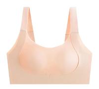 REALOKMAN Thin and Wireless Bunny Ear Cup Bra Full Coverage Anti Saggy Breast Push up Seamless Comfort Supportive Everyday Bra