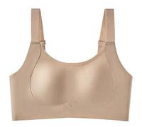 REALOKMAN Thin and Wireless Bunny Ear Cup Bra Full Coverage Anti Saggy Breast Push up Seamless Comfort Supportive Everyday Bra