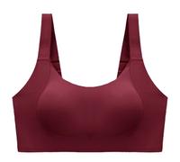 REALOKMAN Thin and Wireless Bunny Ear Cup Bra Full Coverage Anti Saggy Breast Push up Seamless Comfort Supportive Everyday Bra