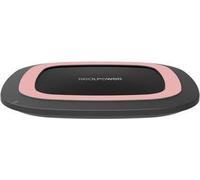 REALPOWER FreeCharge10 Nero/Rosa Stazione di ricarica wireless per smartphone 10 W incluso adattatore di ricarica rapida (26610 NEW
