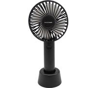 RealPower Mobile Fan Micro-USB Black Fan con batteria (303132) NEW