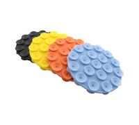 RealPower Supporto a ventosa in silicone, 4 pezzi, diversi colori