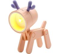 RealPower Torcia LED a forma di cervo rosa