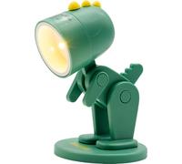 RealPower Torcia LED LED Green Dino con piedistallo