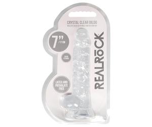 RealRock - dildo realistico trasparente - 17 cm