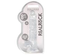 REALROCK - dildo realistico trasparente (19cm)