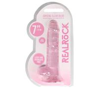 Fallo realistico piccolo con ventosa e testicoli dildo vaginale anale mini pene