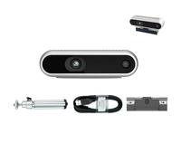 RealSense In-tel D435F D435IF Depth Camera with IMU, Wide FOV, Global Shutter, IR Pass Filter, 6DOF Motion Tracking,for Robotics,3D Stereo RGBD Motion Sensor (RealSense D435F+Adjustable Bracket)