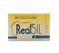 Realsil 40 Capsule Integratore Antiossidante Disitossicante Del Fegato Con Vitamina E E Cardo Mariano