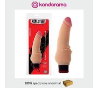 Realstuff fallo realistico dildo morbido vibratore con stimolatore per clitoride