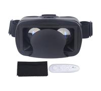 Realtà Virtuale Cuffie 3D VR Anti Luce Blu HD Vista Panoramica 120 Gradi Grandangolo Cellulare Compatibile per Film di Gioco Nero ABS 7.09x5.12 x 3.94in