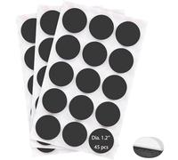 Realth Calamite Cerchio Autoadesive 45 Pcs 30mm Stacca e incolla con supporto adesivo Per il fai da te del frigorifero da cucina (MSQ3045)