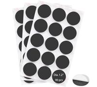 Realth Calamite Cerchio Autoadesive 90 Pcs 30mm Stacca e incolla con supporto adesivo Per il fai da te del frigorifero da cucina (MSQ3090)