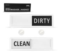 Realth Magnete per Lavastoviglie, Clean/Dirty Sign, Lavastoviglie Magnetica con Cursore, Decorazione Della Cucina,Cucina/Lavastoviglie/Frigorifero/Lavatrice Organizzatore