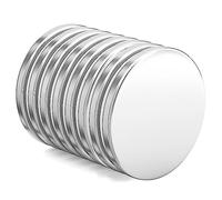 Realth Magneti al Neodimio Confezione da 8 Mini Magneti da 35 mm x 3 mm Rontodi Magneti Estremamente Potenti per Frigorifero Ufficio Progetti Scientifici Edilizia e Artigianato (MC35308B)