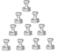 Realth MTS Magnete - Magneti al neodimio, 10 pezzi, 12 mm x 16 mm, per lavagna magnetica, frigorifero, lavagna, casa, cucina, ufficio, scuola (MW1210)