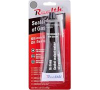Realth Silicone Guarnizione Sigillante Gasket Maker 1 Pezzi per Flangia High Temp RTV 3.53oz Alta Resistenza Ultra Grigio Resistente all'olio per Riparazione per motociclette automobilistiche(SG410)