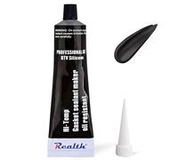 Realth Silicone Guarnizione Sigillante Gasket Maker per flangia High Temp RTV 3.53oz 1 Pezzi ad alta resistenza ultra Noir resistente all'olio per riparazione per motociclette automobilistiche(SG119)