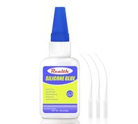 Realth Silicone Sigillante | 30g Istantanea in gel Extra Forte | Impermeabile e Resistente al Calore | 3 Gocces con Tappo Anti-Intascio | per Gomma Liquido Silicone CAR TPU TPR TPE